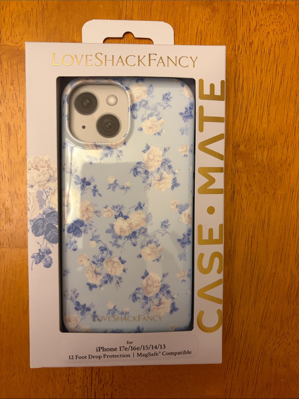 LoveShackFancy Blue Floral iPhone Case